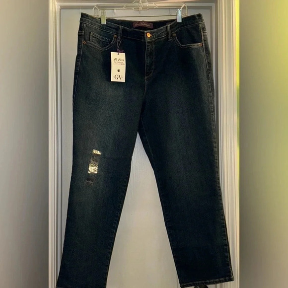 Gloria Vanderbilt Straight Leg Jeans - Picture 1 of 4